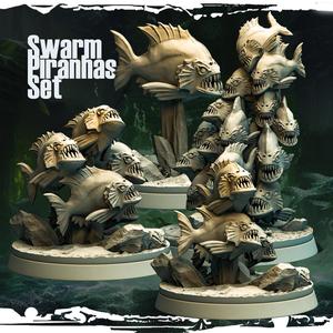 Piranha Swarm - Terror on Cursed Waters