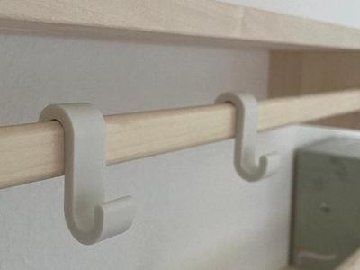 Hook for Ikea shelf BEKVÄM 
