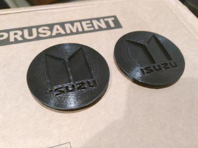 Isuzu plugs for holesawed interior