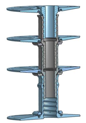 Spool Horizontal Spinning Tower   