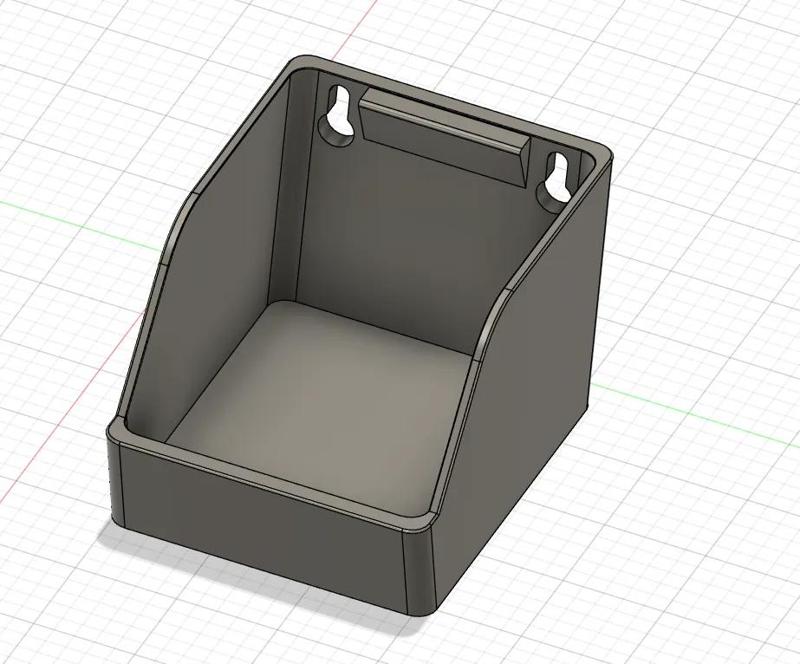 Wall-Mount Workshop Storage Bin   