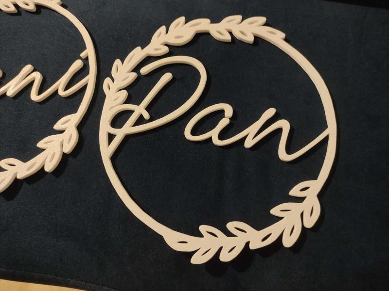 Svatební cedulky na židle – „Pan“ a „Pani“   