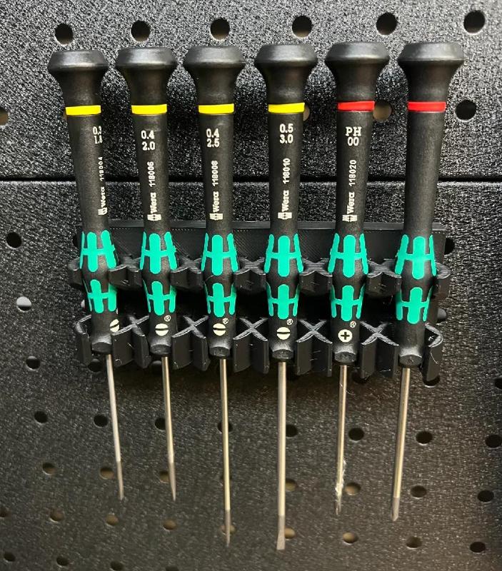 Peglock Wera Kraftform Micro Screwdriver Rack   