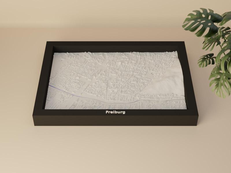 Freiburg, Germany - 3D Miniature