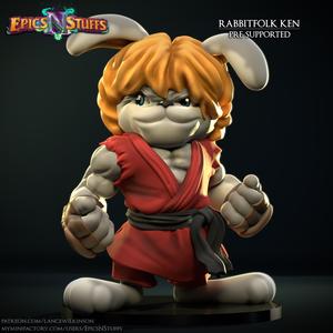 Rabbitfolk Ken Miniature, Pre-Supported