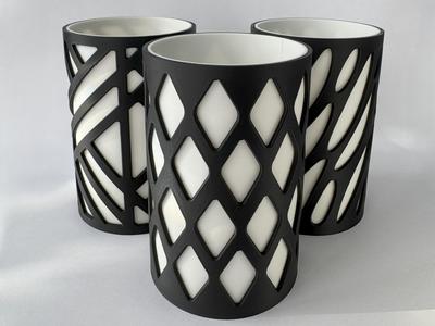 DualShell Vases – Modern Two-Part Decorative Set