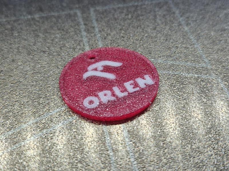 ORLEN brelok Keychain Logo  Polish Petrol Station 