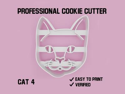 Cat 4 cookie cutter