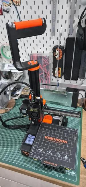 Remix of Kingroon KP3S Spool Holder for LMaker Dual Rail Mod   