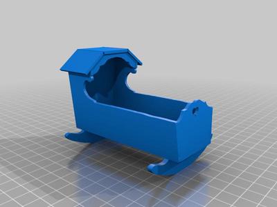 Rocking Cradle 1:12 scale