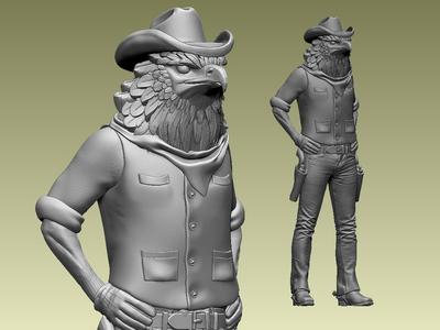 eagle  cowboy
