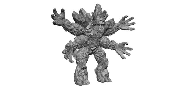 Stone Golem 9 -  four hands