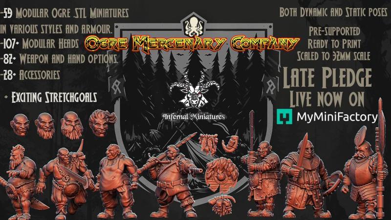 Ogre Mercenary Company - Ogre Miniatures Megapack