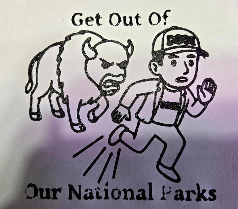 Get DOGE Out of Our National Parks Stamp   