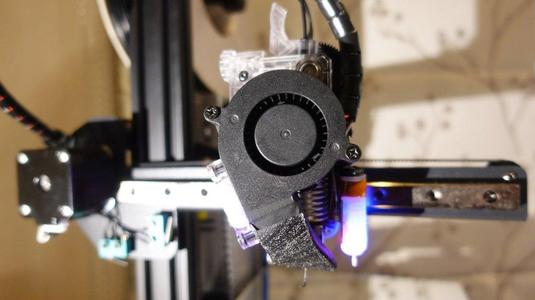 Lightweight 4010/5015 fan and 3DTouch mounter for Kingroon KP3S