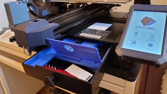 Anycubic Vyper drawer inlay with compartment