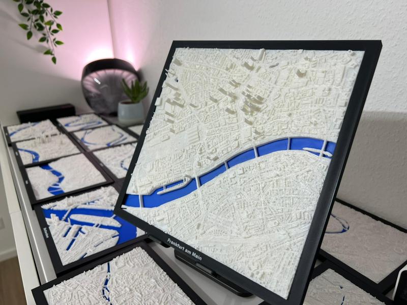 Frankfurt am Main, Germany - Large 3D Miniature