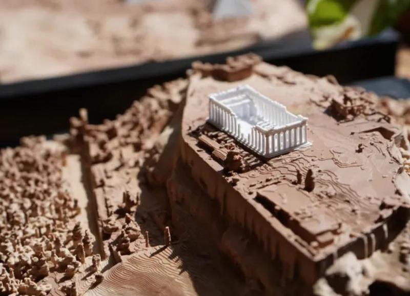 The Acropolis Terrain Tile - Athens, Greece   