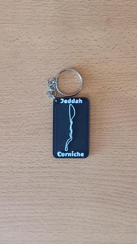 JEDDAH CORNICHE Circuit Keychain