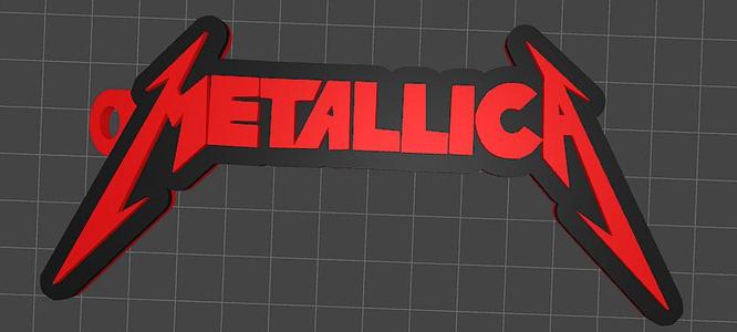 metallica keychain