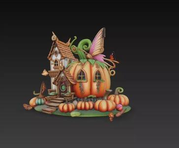 Pumpkin Diorama