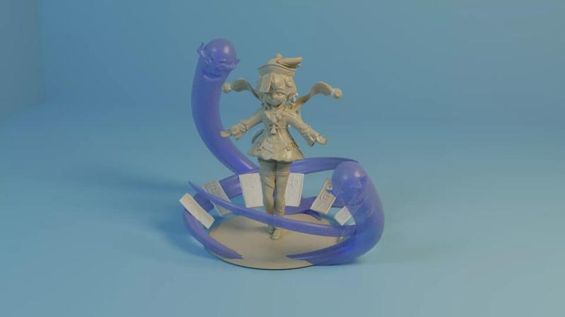 Qiqi miniature  from Genshin Impact