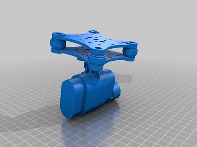 Sony HDR AS20, AS15, etc. No-Gimbal Mount for DJI Phantom 2