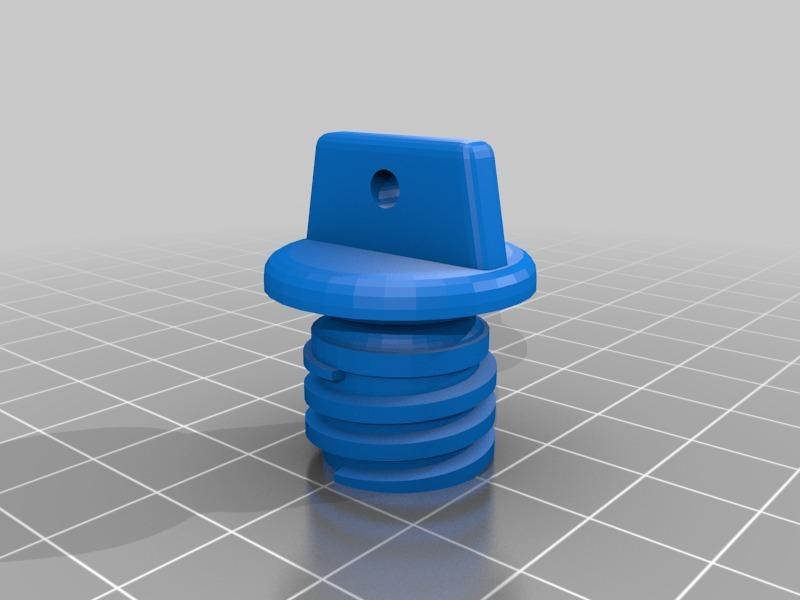 laser drain plug