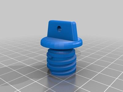 laser drain plug