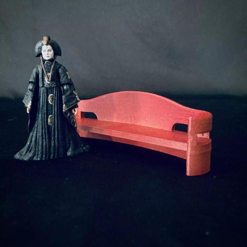 Meeting Room Couch - Queen Padme Amidala and Palpatine Meeting