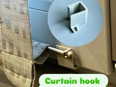 CURTAIN HOOK WITHOUT HOLES