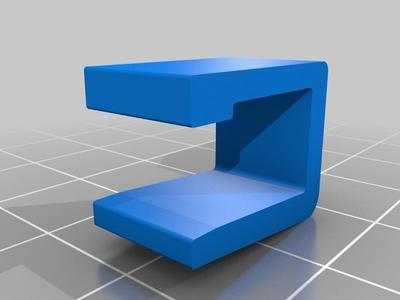 Updated k8200 glass panel clip