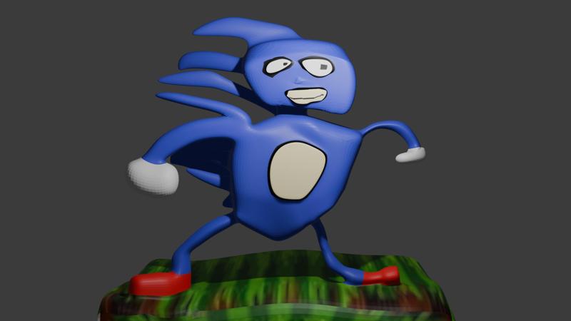 Sanic the hedgehog