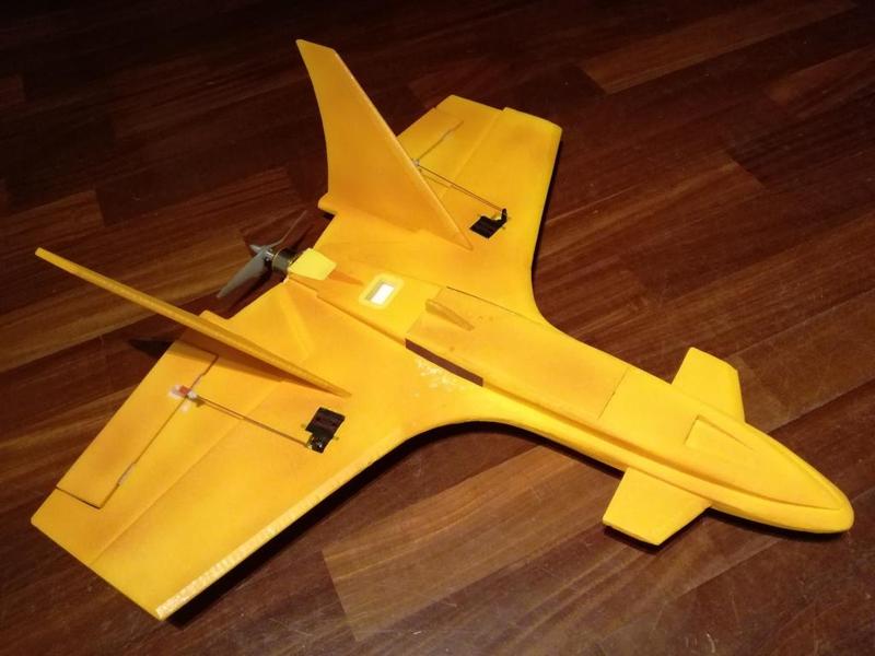 Plastic parts for GASB Two in depron