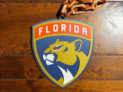 Florida Panthers Oversized Necklace Logo