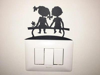 Children's decoration sitting on a bench