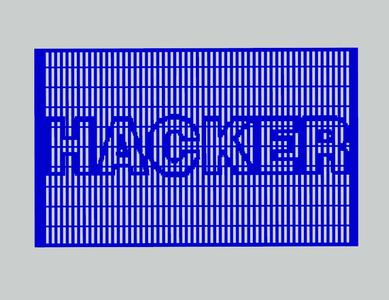 🖥️ HACKER TEXTFLIP - Optical illusion and a good gift to technology enthusiasts 3d model download in STL