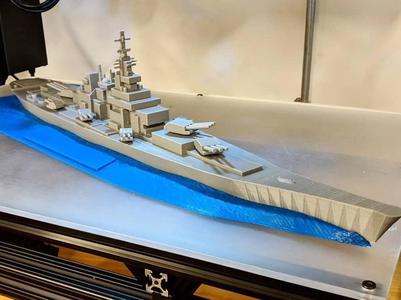 Battleship Recreated – Historic Warship Model
