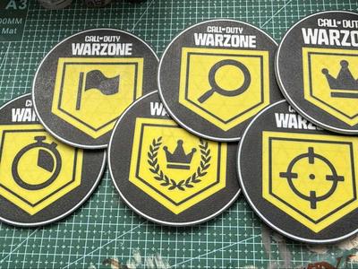 Warzone Game Contract Coasters