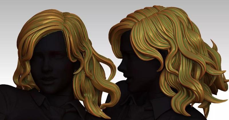 3D Hairstyles for girl V94