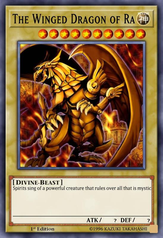 The Winged Dragon of Ra Night Light Lithophane