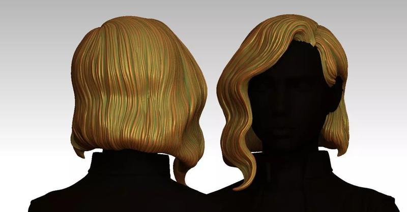 3D Hairstyles for girl V73