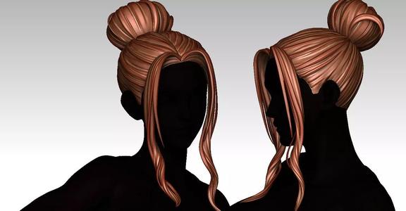 3D Hairstyles for girl V44