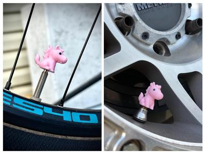 Cute Little Horse Valve Stem Caps - Cars & Bikes! 