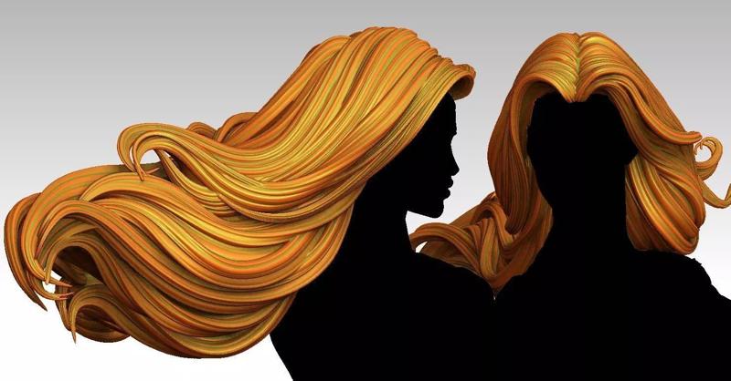 3D Hairstyles for girl V114