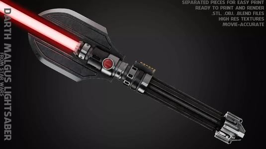 Star Wars Darth Malgus Lightsaber for Cosplay