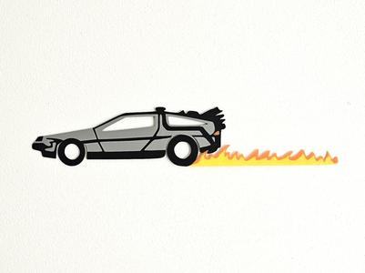 Unique Silhouette inspired from Delorean