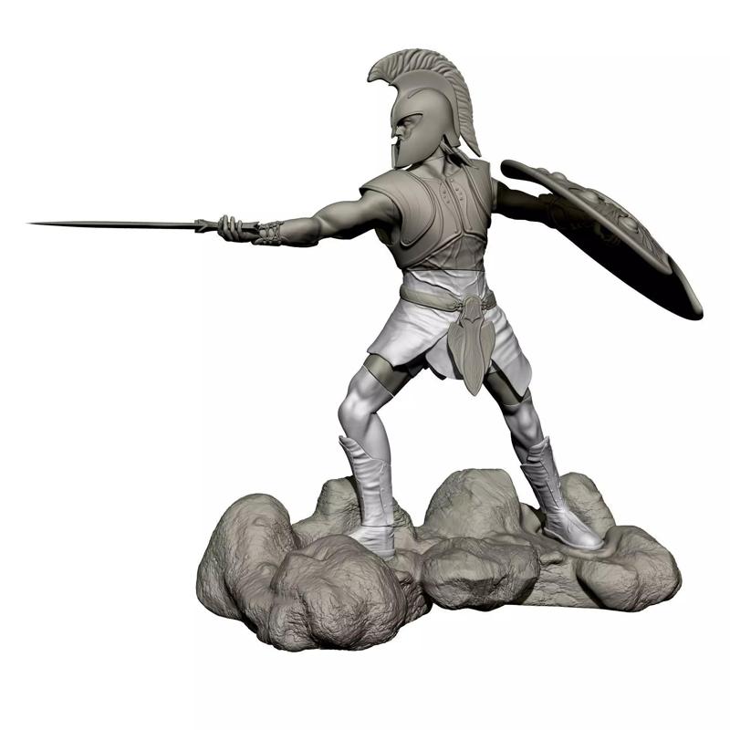 Achilles Warrior Printable Model