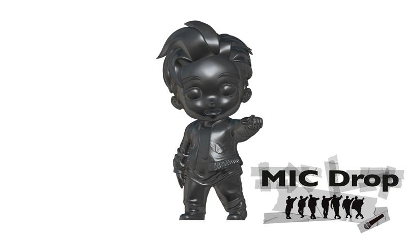 BTS RM animated Chibi Funko in MIC DROP