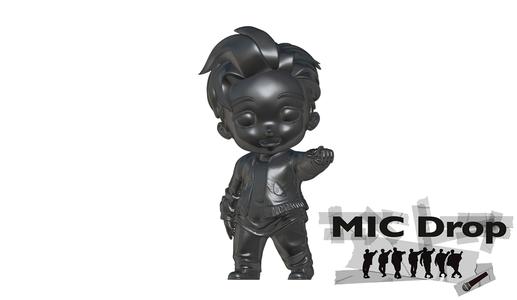 BTS RM animated Chibi Funko in MIC DROP